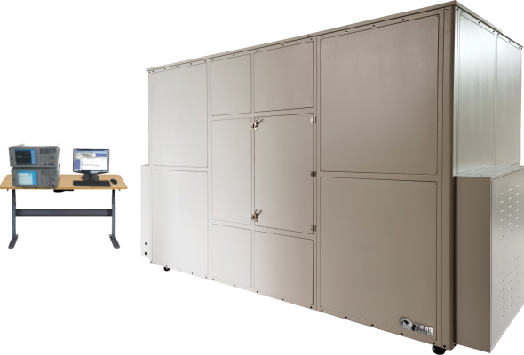 DR-913P Máy đo khả năng chống bức xạ điện từ của vải (Phương pháp buồng chắn) Fabric Anti Electromagnetic Radiation Performance Tester (Shielded Chamber Method)